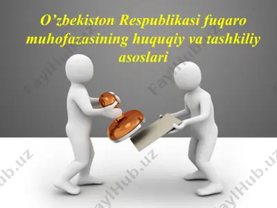 o’zbekiston respublikasi fuqaromuhofazasi sohalari — PPTX