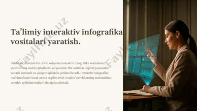 ta’limiy interaktiv infografika vositalari yaratish — PPTX