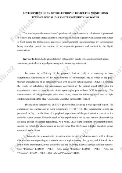 optoelektronik ko'rsatgich — DOC