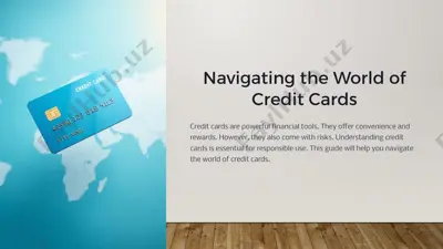 navigating the world of credit cards — PPTX