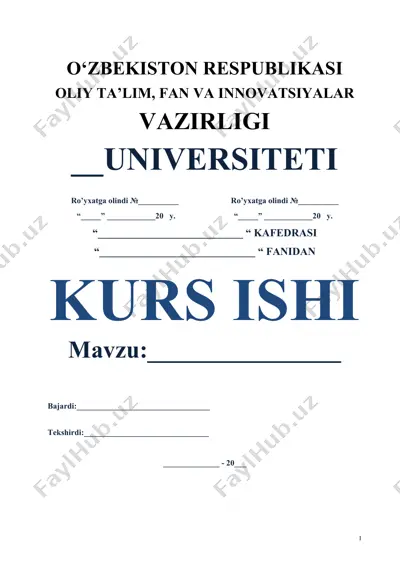 investitsiyalarning iqtisodiy mohiyati va shakllari — DOC