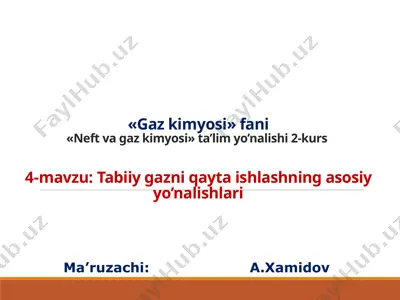 gazkimyosi — PPTX