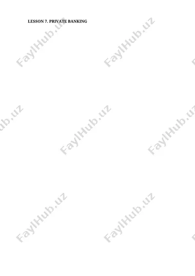 private banking — DOC