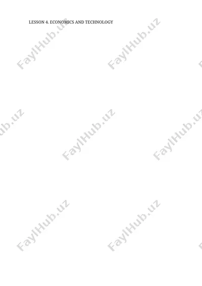 lesson 4. economics and technology — DOC