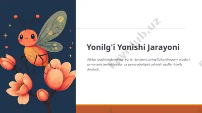 yonilg'i yonishi jarayoni — PPTX