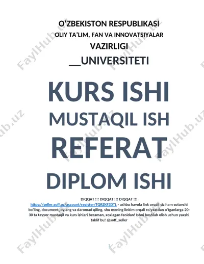 lyudovik xiv ning ichki va tashqi siyosati — DOC