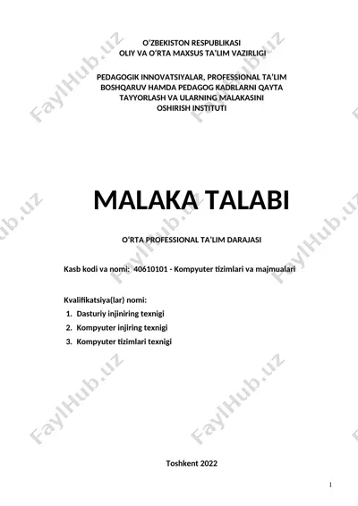 malaka talabilari — DOC