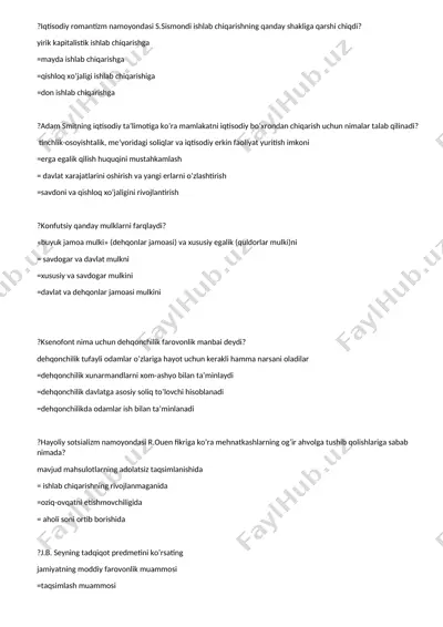 iqtisodiy romantizm namoyondasi s.sismondi — DOC
