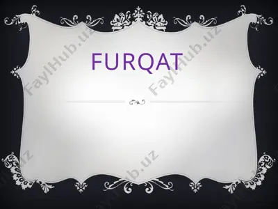 furqat — PPTX