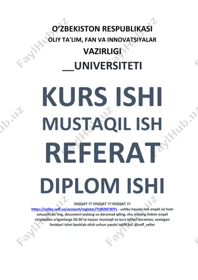 nodavlat notijorat tashkilotlari haqida — DOC