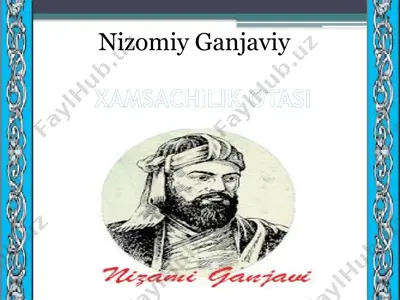 nizomiy ganjaviy — PPTX