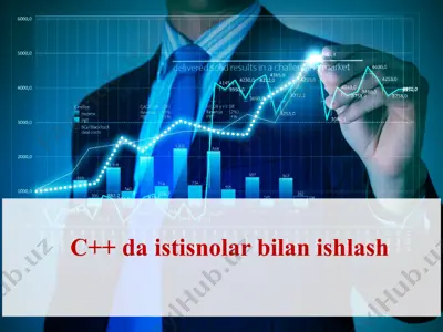 c++ da istisnolar bilan ishlash — PPTX