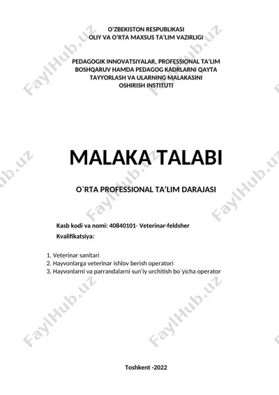 pedagogik innovatsiyalar, professional ta’lim boshqaruv hamda pedagog kadrlarni qayta tayyorlash va ularning malakasini oshirish instituti — DOC