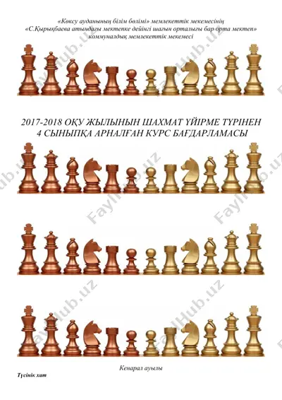 шахмат бағдарламасы — DOC