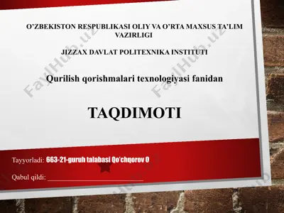 qorishmalar ishlab chiqarishda yashil iqtisodiyot muammolari — PPTX