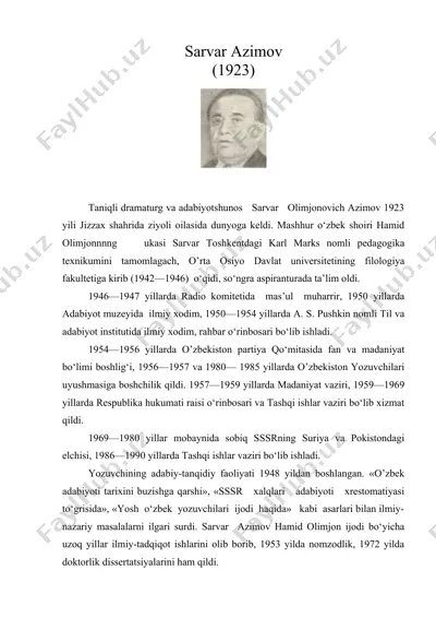 sarvar azimov — DOC