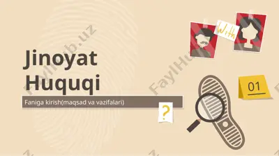 jinoyat huquqi — PPTX