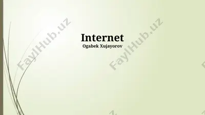 internet — PPTX