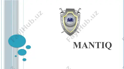 mantiq — PPTX