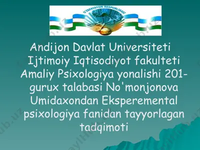 uyquvatushlar — PPTX