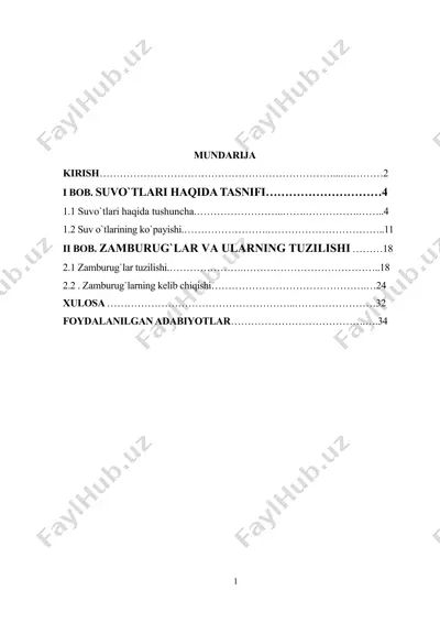 suvo`tlar haqida ma'lumotlar kitobi — DOCX