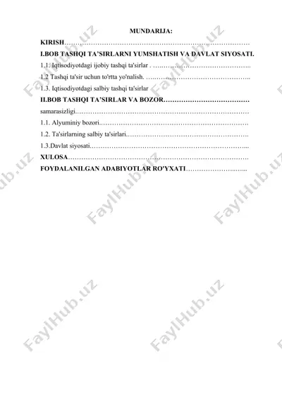 xususiy sektor rivojlantirish strategiyasi — DOCX