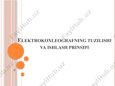 elektrokoxleografiya — PPTX