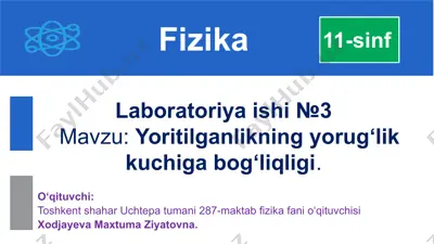 laboratoriya ishi №3 — PPTX