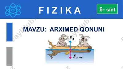 arximed qonuni — PPTX