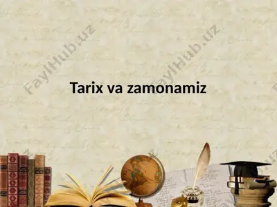 tarixvazamonamiz — PPTX