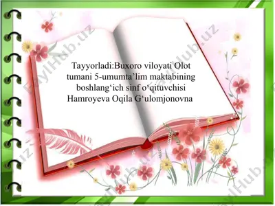 o‘quv mashg‘ulotlari — PPT