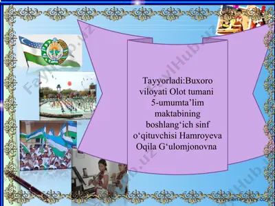 chiroyli yozlar — PPT