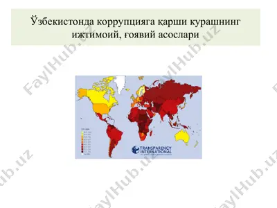 ўзбекистонда коррупцияга қарши курашнинг ижтимоий, ғоявий асослари — PPT