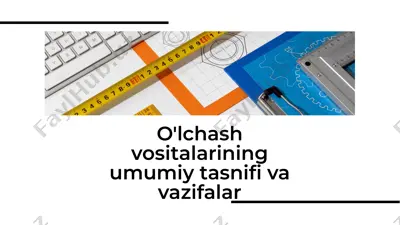 o'lchash vositalari — PDF