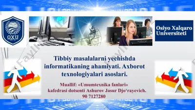 axborot texnologiyalari asoslari — PPTX