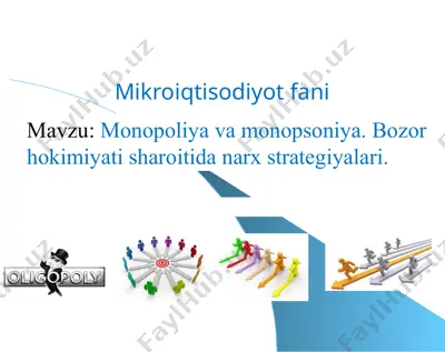 mikroiqtisodiyot — PPTX