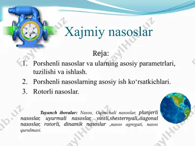 xajmiynasoslar — PPTX