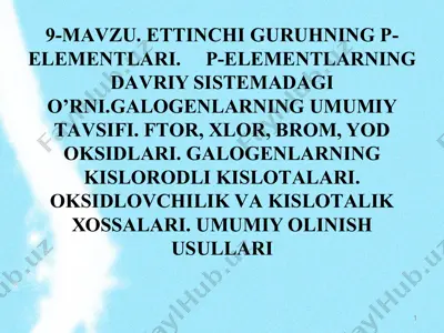 umumiytavsifnoma — PPTX