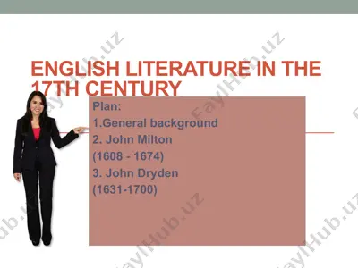 english literature in the 17th century — PPTX