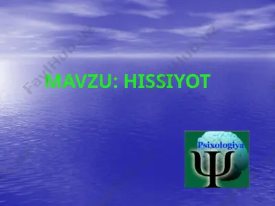 hissiyotlar va ularning tashqi ifodasi — PPTX