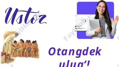 o'qituvchilik tarixi — PPTX