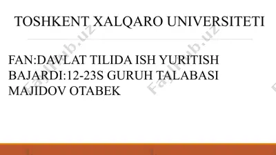 sud qarorlarining yozuv uslubi — PPTX