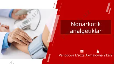 nonarkotikanalgetiklar — PPTX
