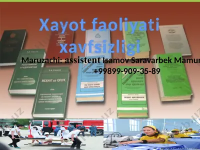 xayot faoliyati xavfsizligi — PPTX