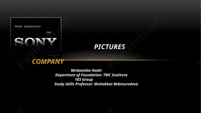sony — PPTX
