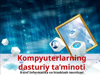 kompyuterlarning dasturiy ta’minoti 8-sinf — PPT