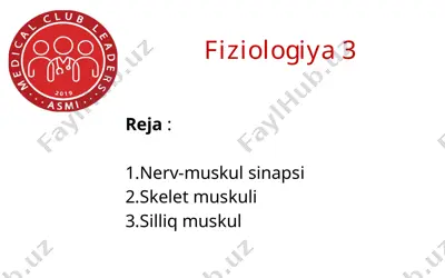 fiziologiya — PPTX