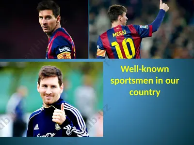 well-known sportsmen in our country — PPTX