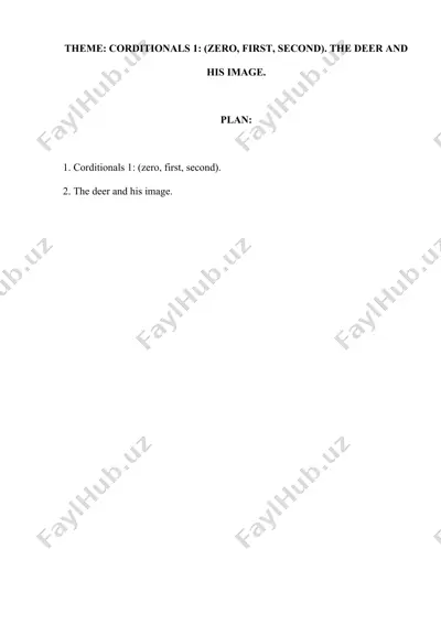 conditional sentences: understanding the basics — DOCX