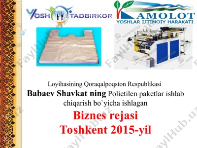 polietilen paketlar — PPT